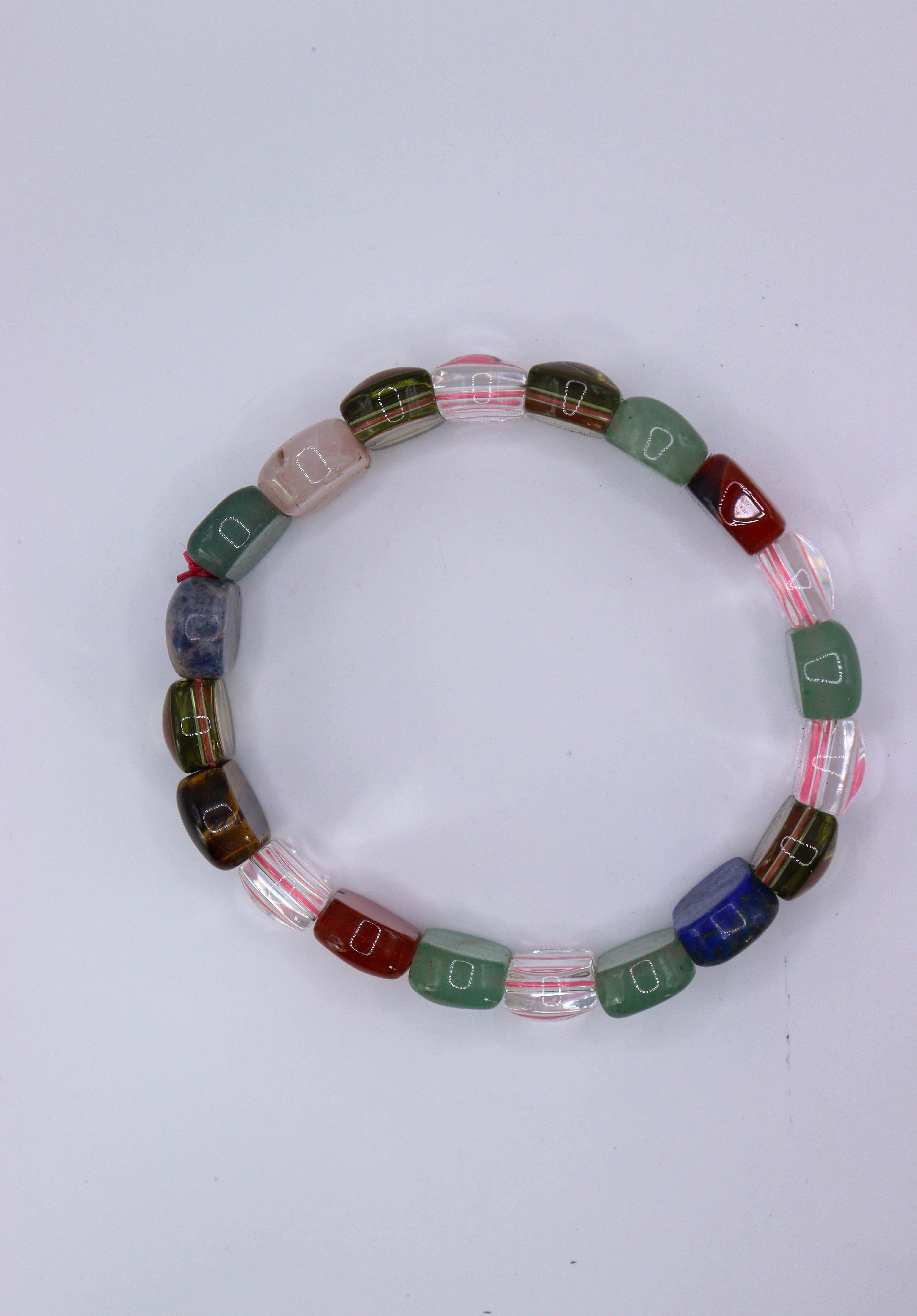 multi-stone healing energy bracelet