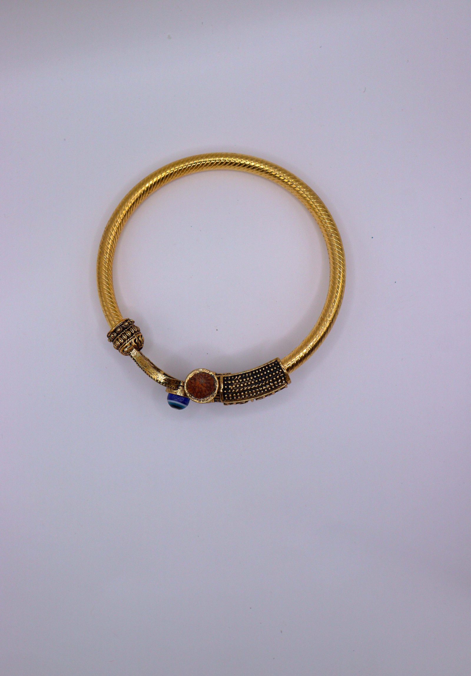 gold plated shivji kada