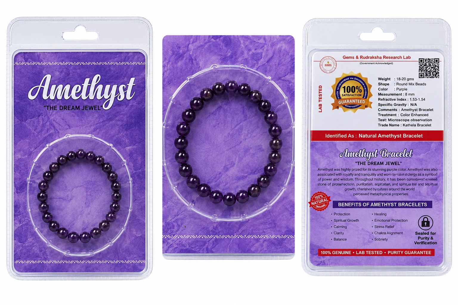 amethyst bracelet